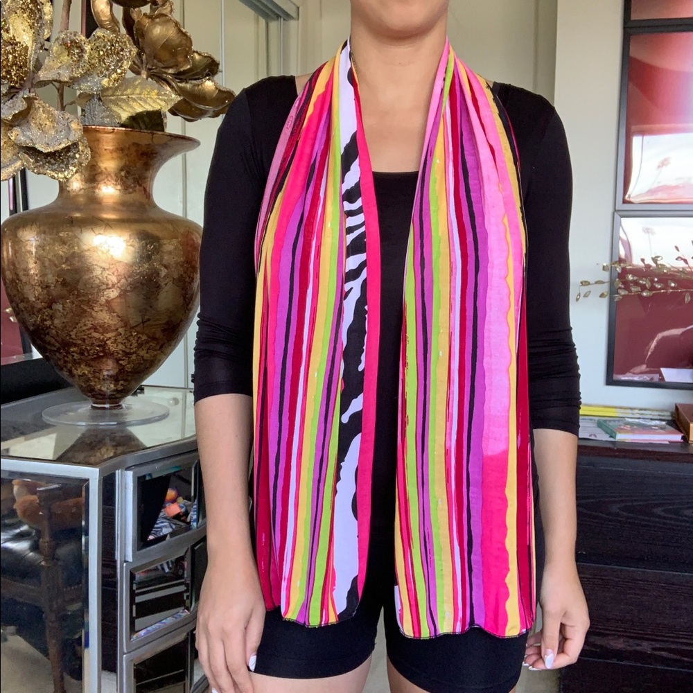 Gorgeous multicolor spring scarf